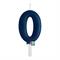 CANDELINA TINY PLUMP BLU NAVY 7CM NUMERO 0