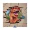 TOVAGLIOLI DINOSAURI 33X33CM 16PZ