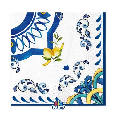 TOVAGLIOLI AMALFI 33X33CM 16PZ