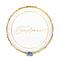 PALLONCINO IN MYLAR BUON COMPLEANNO GOLD 45CM