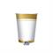 BICCHIERI IN CARTONCINO CLASSIC GOLD METAL 250ML 6PZ