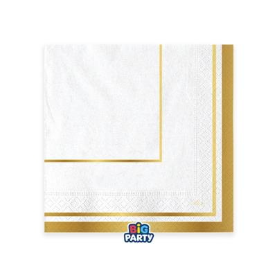 TOVAGLIOLI CLASSIC GOLD METAL 33X33CM 16PZ