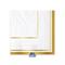 TOVAGLIOLI CLASSIC GOLD METAL 33X33CM 16PZ