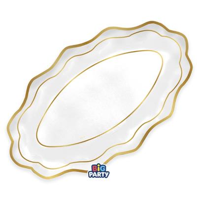 RAVIERE CLASSIC GOLD METAL 36X20CM 2PZ