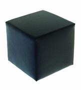 NOLEGGIO POUF QUADRATO NERO 38X38X38CM